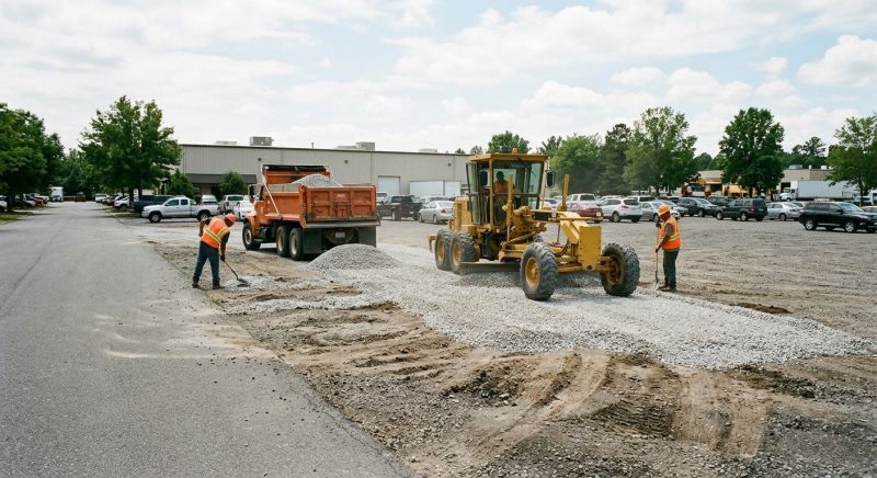 Parking Lot Gravel Repair in South Houston, TX